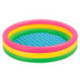 INTEX Piscina Hinchable 3 Aros con Suelo Acolchado 147 x 33 cm