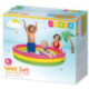 INTEX Piscina Hinchable 3 Aros con Suelo Acolchado 147 x 33 cm