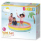INTEX Piscina Hinchable 3 Aros con Suelo Acolchado 114 x 25 cm