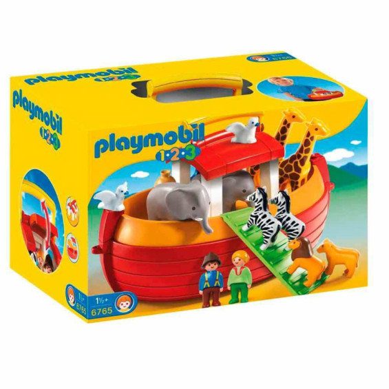 PLAYMOBIL 1.2.3 Arca de Noé Maletín - 6765
