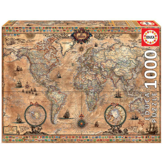 Puzzle 1000 Piezas Mapamundi